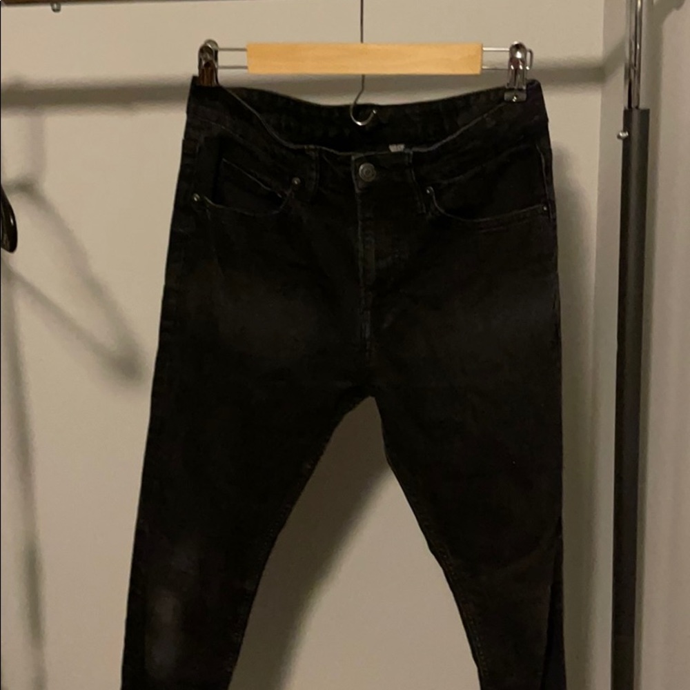 H&M Super skinny jeans black